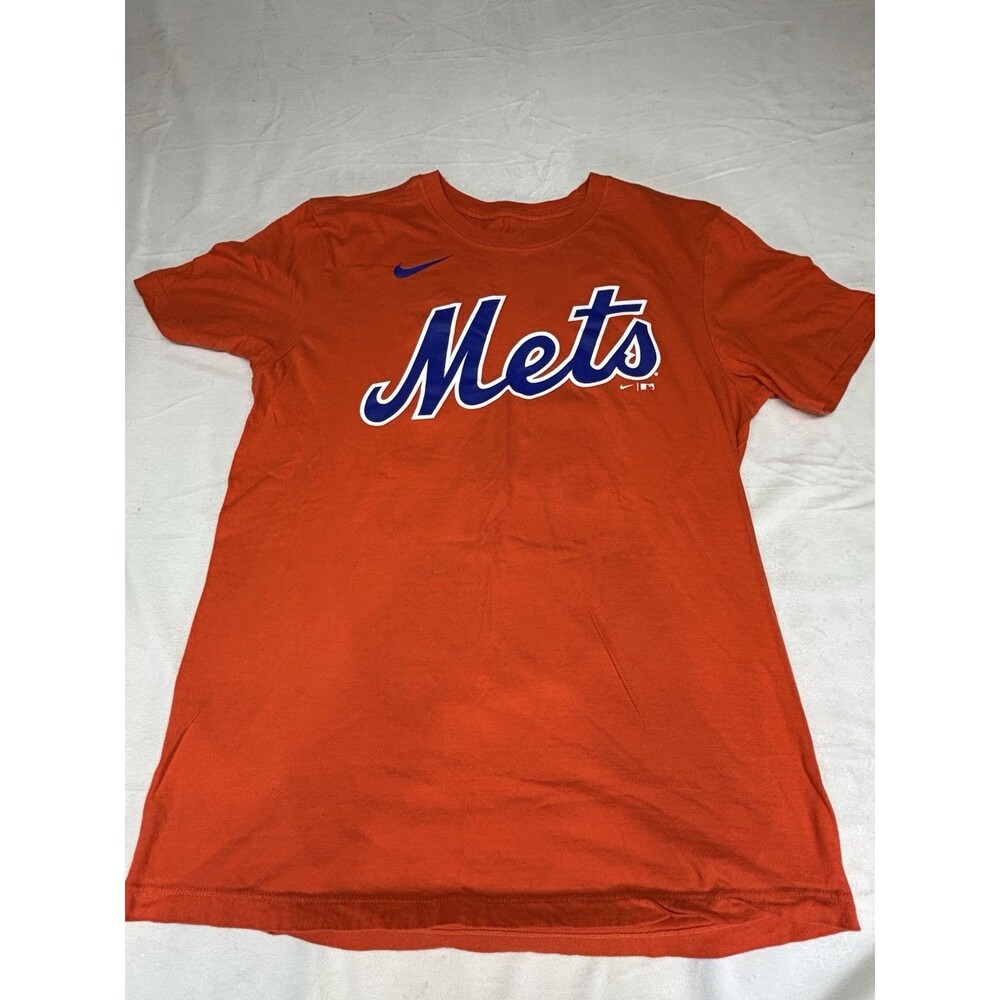 The Nike Tee Mets MLB Baseball T-Shirt Men’s Medium Alonso #20 Orange Blue